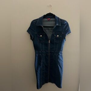 Guess mini faux jean dress